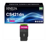 CS421dn Toner Cartridge, Compatible 78C2XK0 78C2XC0 78C2XM0 78C2XY0 Toner Cartridges for Lexmark CS421dn CX421adn CS521dn CX522ade CS622de CX622ade CX625adhe Printer,Magenta-1 Pack