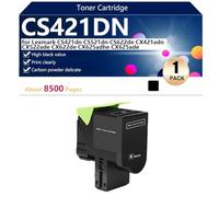 CS421DN Toner Cartridge Extra High Yield Compatible for Lexmark CS421dn CS521dn CS622de CX421adn CX522ade CX622de CX625adhe CX625ade Printers, Clear and Sharp,Black-1 pack