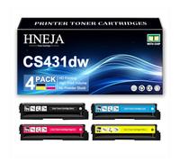 CS431dw Toner Cartridge, Compatible 20N20K0 20N20C0 20N20M0 20N20Y0 Toner Cartridges for Lexmark CS331dw CS431dw CX331adwe CX431adw Printer,4 Colors-1 Pack