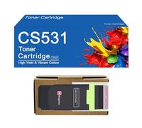 CS531 Toner Cartridge Replacement for Lexmark CS531 CS531dw CX532adwe CS632dw CX635adwe Printers, High Yield 3000 Page,CS531-Magenta