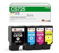 CS720 CS725 Compatible Toner Cartridge for Lexmark CS725 for Lexmark CS720 CS725 CS720de CS720dte CS725de CS725dte CX725 CX725de CX725dhe CX725dthe Printer,3000 pages