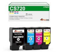 CS720 Toner Cartridge Replacement Compatible for Lexmark CS720 Toner for Lexmark CS725dte CS725 CS720 CS720de CS725de CS725dte CX725 CX725dte Printer,7000 pages