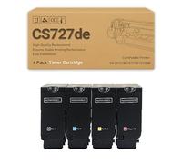 CS727de 75B20K0 75B20C0 75B20M0 75B20Y0 Toner Cartridge Replacement Compatible For Lexmark CS727de CX727de CS728de Series & 13000 - Page Yield 1 set