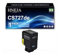CS727de Toner Cartridge, Compatible 75B20K0 75B20C0 75B20M0 75B20Y0 Toner Cartridges for Lexmark CS727de CX727de CS728de Printer,Cyan-1 Pack