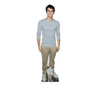 CS884 Dylan O'Brien Grey Shirt Lifesize Cardboard Cutout With Free Mini Standee Great for Fans, Gifts, Birthdays & Parites