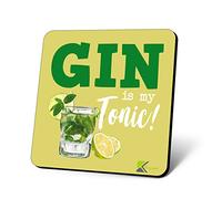 CS899 Gin is My Tonic! Novelty Funny Coffee Tea Drink Gift Glossy MDF Wooden Coaster