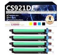 CS921DE Compatible Replacement Drum Unit for Lexmark CS921de CS923de CX922de CX920de CX921de CX923dte CX923dxe CX924dte CX924dxe Printer, High Yield 120000 Pages, Easy to Install,BCMY-1 set