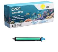 CS924 Drum Unit Compatible for Lexmark CX921DE CX922DE CX923DTE Printers, High-Definition Printing Effect with Chip, 100000 Pages (1 Pack Yellow)