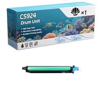 CS924 Drum Unit Compatible for Lexmark CX923DXE CX924DTE CX924DXE Printers, High-Definition Printing Effect with Chip, 100000 Pages (1 Pack Black)