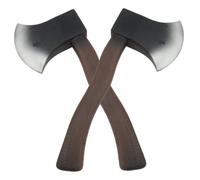 Csafyrt 2Pcs Axes 11x4.9 Realistic Foam Axe Hatchet Halloween Costumes for Halloween Costume Party