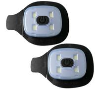 Csafyrt 2Pcs Hat Light, USB Rechargeable Beanie Light with 3 Luminous Modes, Replaceable Small Portable Headlamp Cap for Walking, Camping, Hunting, Fishing