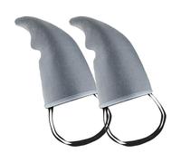 Csafyrt 2Pcs Shark Fin Funny Cute Grey Halloween Shark Costume with Elastic Shoulder Straps Easy to Wear Props for Halloween Party, Cosplay Accessories