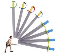 Csafyrt 8PCS Foam Sword & Knife, 20.9x1.8 Inch EVA Foam Toy Sword & Knife Soft Weapons, Pretend Play Swords for Kids for Birthday Party Activities and Kindergarten Performance