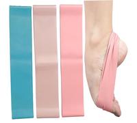 Csafyrt Ballet Foot Stretcher 3Pcs 10lb/20lb/30lb 20x2 Natural Latex Foot Stretcher 3 Color Portable Replacement Ballet Accessories for Professional Novice Dancer