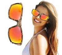 Csafyrt Camo Sunglasses for Women Men UV Protection Portable Lightweight Multi-purpose Fishing Sunglasses for Sports Outdoor Hunting