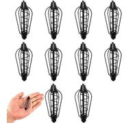 Csafyrt Carp Feeder, 10PCS 15g Iron Carp Bait Holder with Pendant Bead, Portable Spring Fishing Feeder