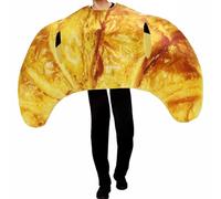 Csafyrt Croissant Costume for Adults, Halloween Funny Food Costume Cosplay Fancy Dress Outfits for Halloween Dress Up Party
