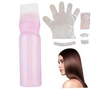 Csafyrt Hair Dye Kit, 160ML Hair Oil Applicator Bottle with Scale and Disposable Color Kit, Includes Ear Cover, Gloves, Cape, Cap DIY Salon Home Dying Tool