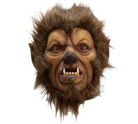 Csafyrt Halloween Mask Breathable Latex Scary Mask Full Head Werewolf with Hair Horror Costume for Halloween Party Carnival