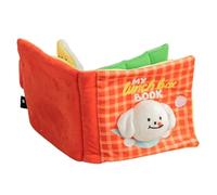 Csafyrt Interactive Dog Toys Plush Unique Book Style Sniffing Hide and Seek Dog Toy Slow Feeding Snack Food Dispenser