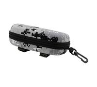 Csafyrt Outdoor Portable Camouflage Sunglasses Case Zipper Glasses Organizer Belt Storage Box for Camping Hiking(Grey)