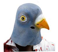 Csafyrt Pigeon Mask, Latex Full Head Bird Mask With Air Holes, Pigeon Halloween Costumes For Halloween Costume Party Cosplay