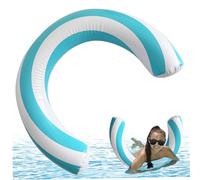 Csafyrt Pool Floats Curved Inflatable Pool Floats Portable & Lightweight Noodle Swimming Float Cute Accessories for Swimming Beach Ocean Lake Party, Blue