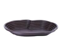 Csafyrt Reptile Water Dish 15x11x2 Large Simulation Tortoise Water Dish Decorative Plastic Stepped Reptile Bathing Pool
