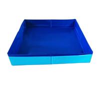 Csafyrt Sand Table for Kids, Eco-Friendly PVC Folding Sand Box with Bright Color, 19.69x19.69x3.15 Portable Fun Tray Sensory Educational Toys for Indoor Outdoor