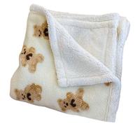 Csafyrt Teddy Bear 28x39 Inch Cozy Warm Thick Reversible Throw Blanket