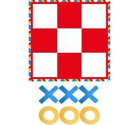 Csafyrt Tic Tac Toe Game Outdoor 47x47 Inch Portable Giant Tic Tac Toe Fun Outdoor Games for Kids Family
