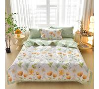 CSARPECT Duvet Double, Soft Microfiber Summer Nap Blanket Bed Quilt- Anti Allergy and Machine Washable Breathable Cool Comforter, for Kids Adults, Sofas, Bedrooms, Guest (Summer-Dream, 200 * 230CM)
