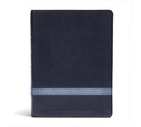 CSB Apologetics Study Bible, Navy: Black Letter, Defend Your Faith, Study Notes and Commentary, Ribbon Marker, Sewn Binding, Easy-To-Read Bible Serif Type