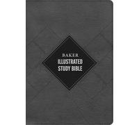 CSB Baker Illustrated Study Bible, Charcoal LeatherTouch, Indexed