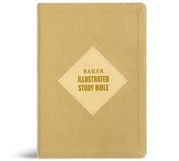CSB Baker Illustrated Study Bible, Khaki LeatherTouch