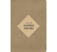 CSB Baker Illustrated Study Bible, Khaki LeatherTouch