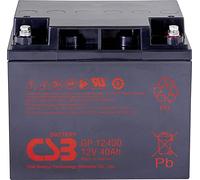CSB Battery GP 12400 GP12400B8 Lead Acid Battery 12 V 40 Ah AGM 197 x 171