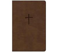 CSB Compact Bible, Brown LeatherTouch, Value Edition