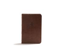 CSB Bibles by Holman - CSB Compact Bible Brown LeatherTouch Value Ed - Z245z