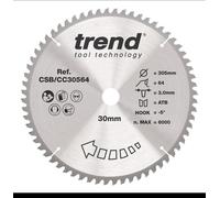 CSB/CC30564 - Trend Wood Mitre Saw Blade 305mm x 30mm x 64T