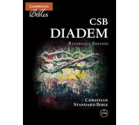 CSB Diadem Reference Edition, Black Calf Split Leather, Red-Letter Text, CS544:XR