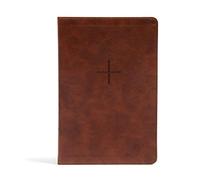 CSB Every Day with Jesus Daily Bible, Brown: Black Letter, 365 Days, One Year, Ribbon Marker, Devotonals, Easy-To-Read Bible Serif Type