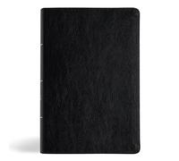 CSB Everyday Study Bible, Black Genuine Leather: Christian Standard Bible, Black, Bonded Leather, Everyday Study Bible