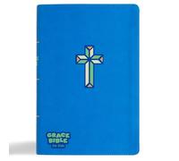 CSB Grace Bible For Kids, Blue Leathertouch