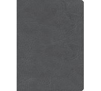 CSB He Reads Truth Bible, Smoke Leathertouch, Indexed