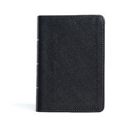 CSB Large Print Compact Reference Bible, Black Leathertouch: CSB Compact Reference Bible, Black Leathertouch: Christian Standard Bible, Black Leathertouch, Reference Bible