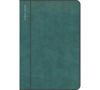CSB Large Print Compact Reference Bible, Optimal Type, Digital Study Edition, Teal LeatherTouch