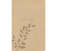 CSB Large Print Compact Reference Bible, Value Edition, Easy-to-Read Optimal Type, Camel LeatherTouch