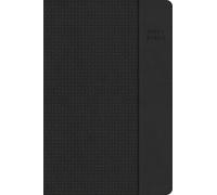 CSB Large Print Compact Reference Bible, Value Edition, Easy-to-Read Optimal Type, Charcoal LeatherTouch