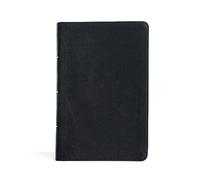 CSB Large Print Personal Size Reference Bible, Black Leathertouch: Csb Personal Size Reference Bible, Black Leathertouch